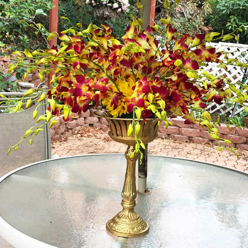 Celebration tablescape florals