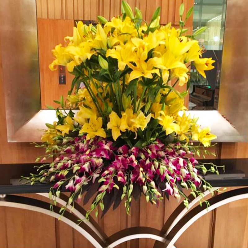 Social event floral styling
