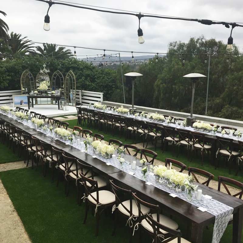 Bridal ceremony floral design